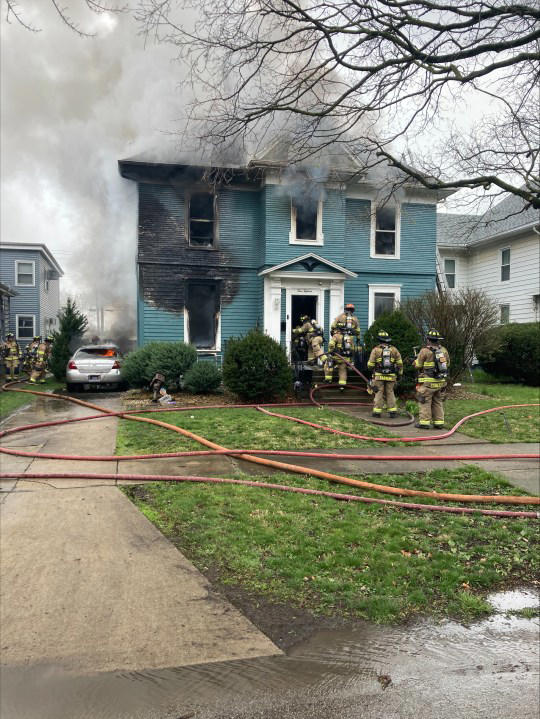 One Person Sent To Hospital After Mid-day House Fire In Bloomington