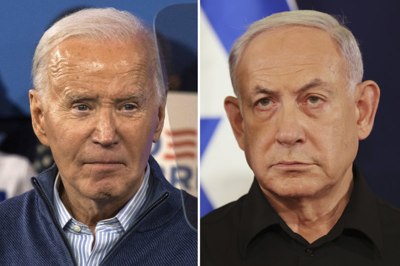 biden vows us will cut off weapons to israel if it goes into rafah