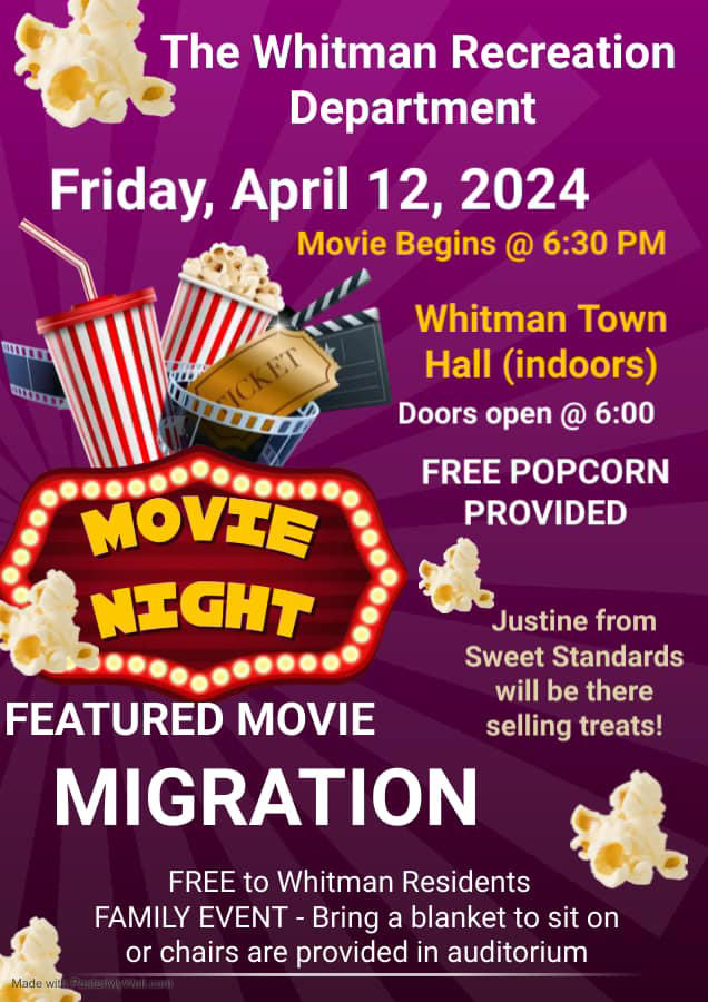 Don't Miss Free Family Movie Night In Whitman