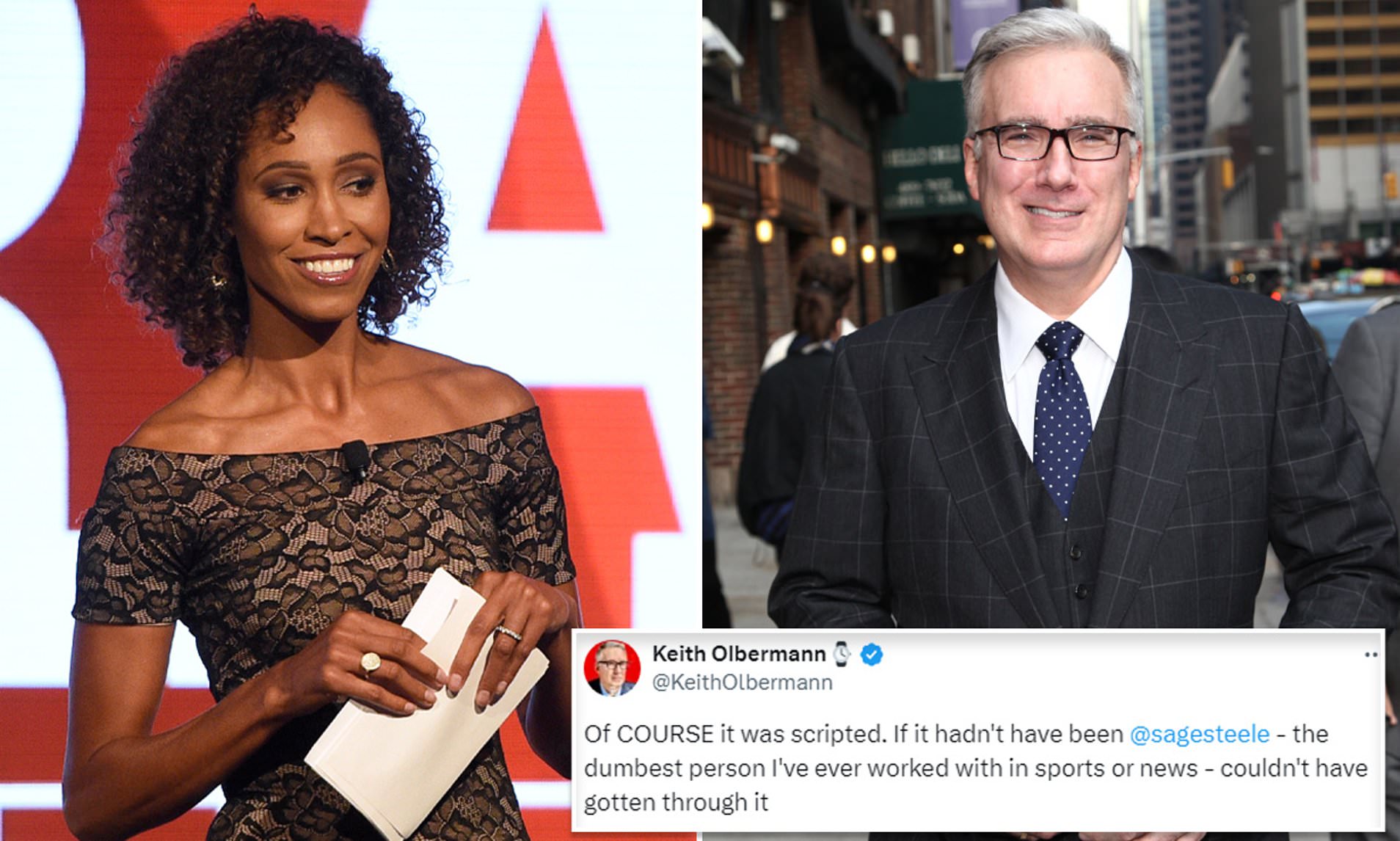 Olbermann: Sage Steele Is 'the Dumbest I've Worked With In Sports'