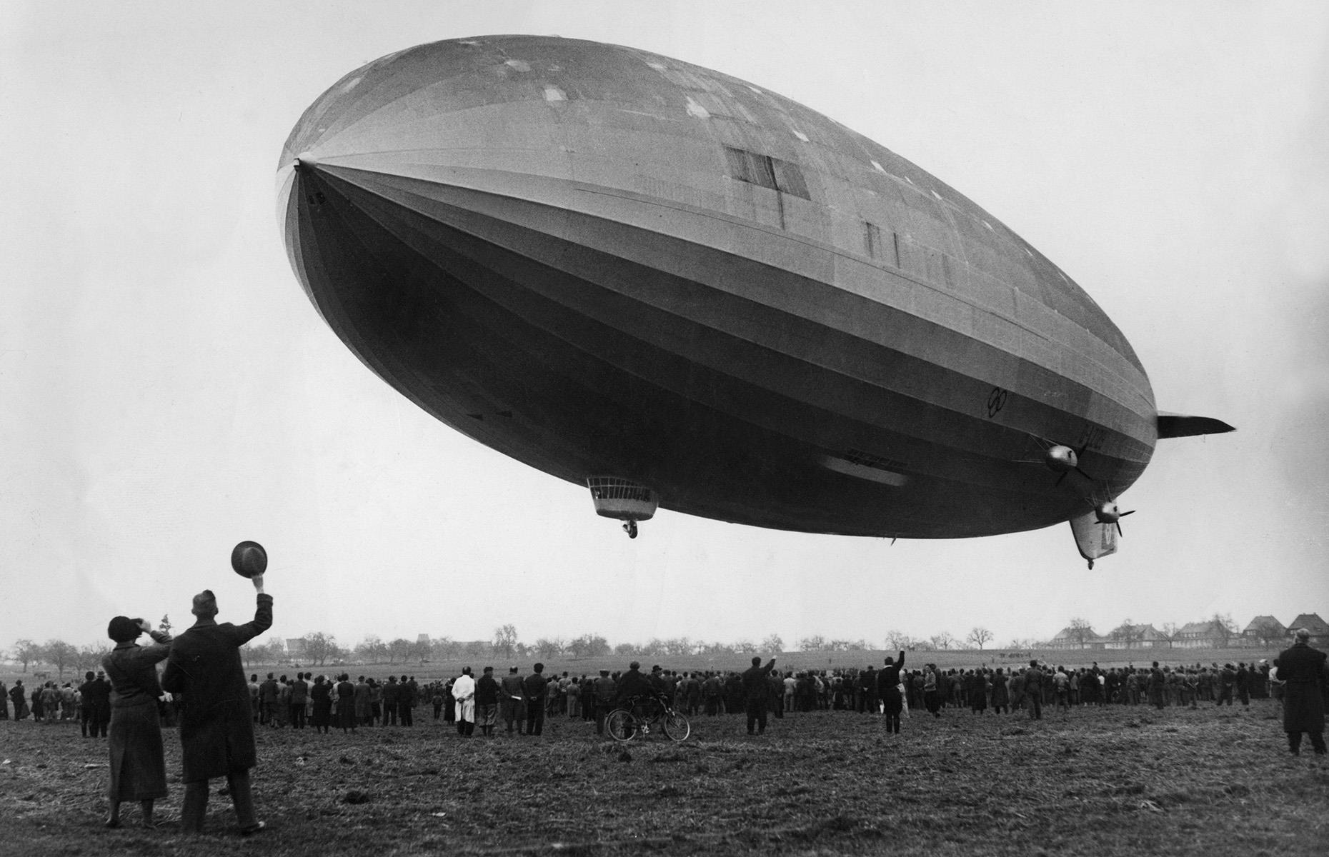 Incredible vintage photos tell the strange story of the airship