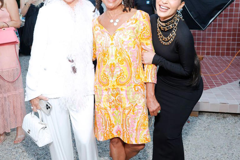 Kris Jenner, Doria Ragland, and Kim Kardashian attend the TIAH 5th Anniversary Soiree at Private Residence