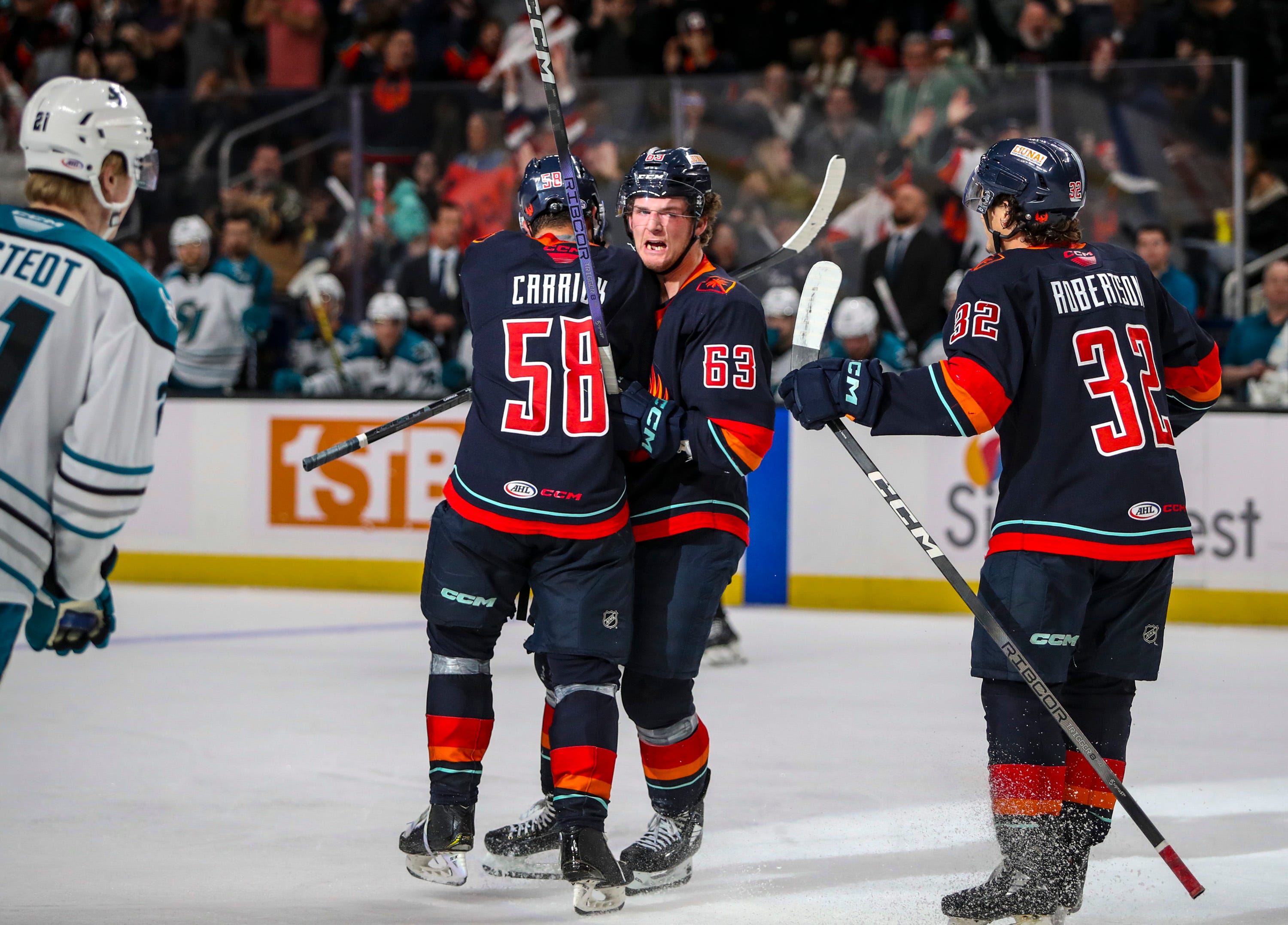 Firebirds Use Three-goal Third-period Burst To Sink San Jose, Inch ...