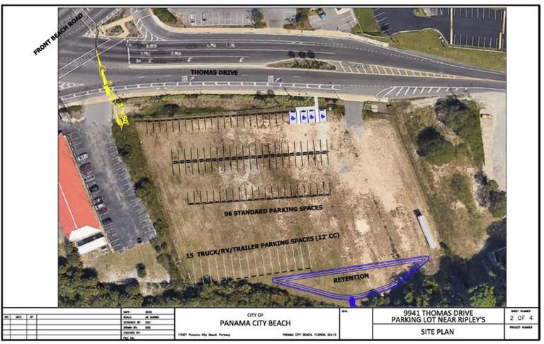 Panama City Beach Police close parking lot to help control crowds