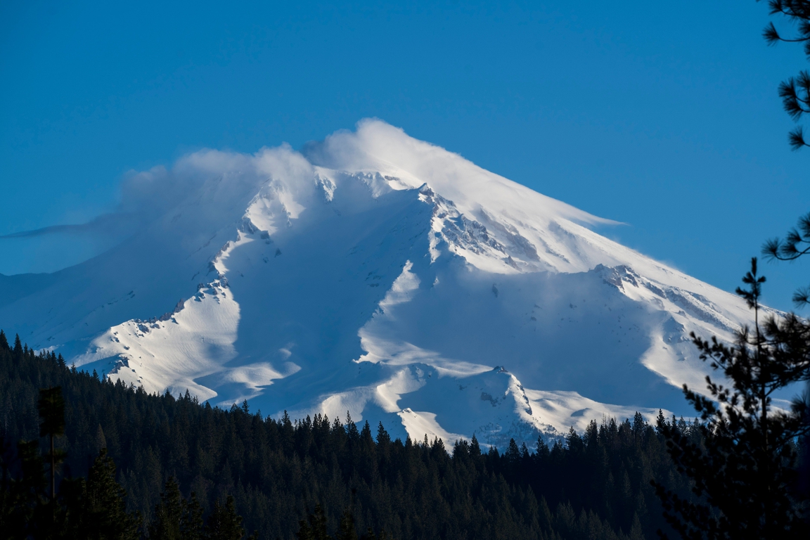 California's Mt. Shasta is looking gorgeous covered in snow