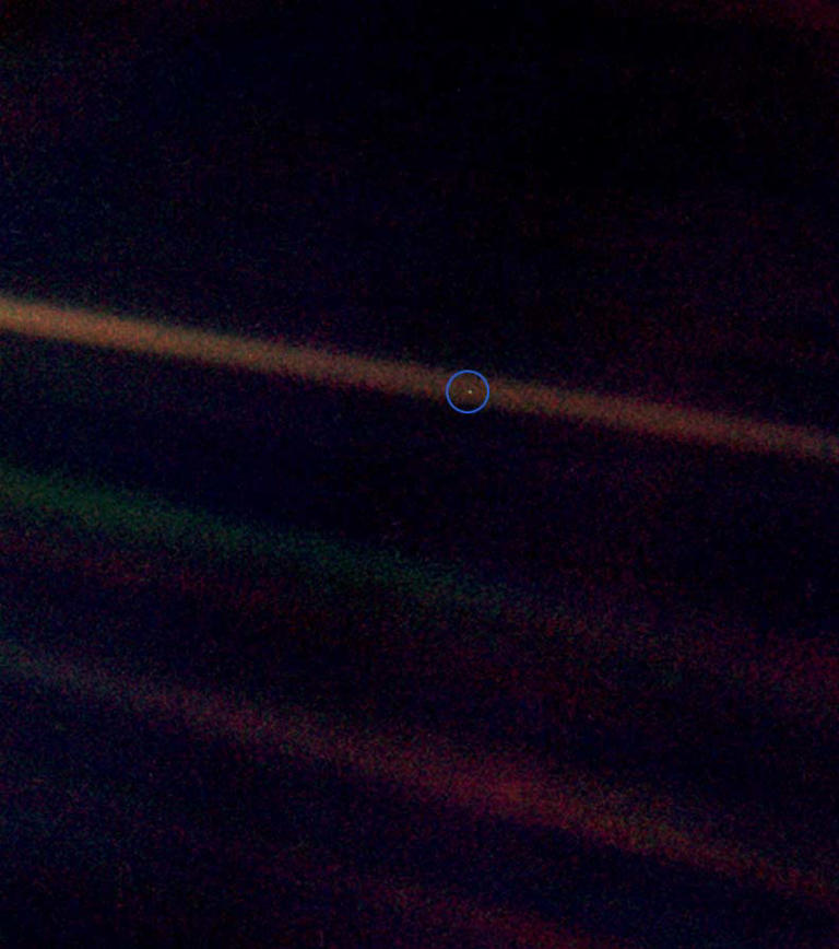 Our solar system viewed from Voyager