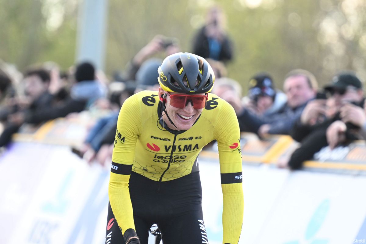 Deelnemers ParijsRoubaix 2025 Visma Lease a Bike zonder Matteo