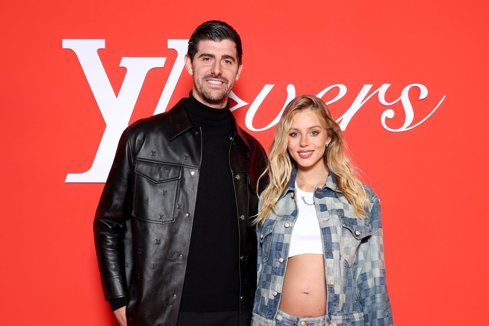 Thibaut Courtois et Mishel Gerzig, heureux parents d'une petite Ellie