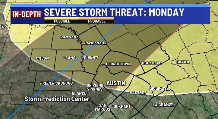 Severe Storms Possible Early Next Week