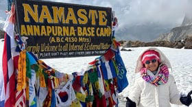 Delhi's 8-Year-Old Swakriti Insan Takes On Himalayan Adventure, Treks To Annapurna Base Camp In Just 3 Days