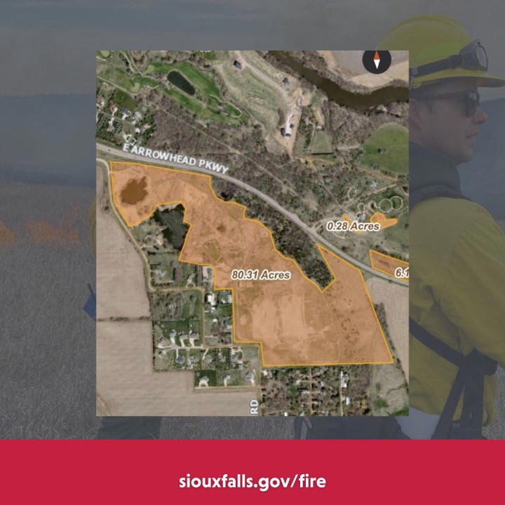 Sioux Falls Fire Rescue oversees prescribed burn