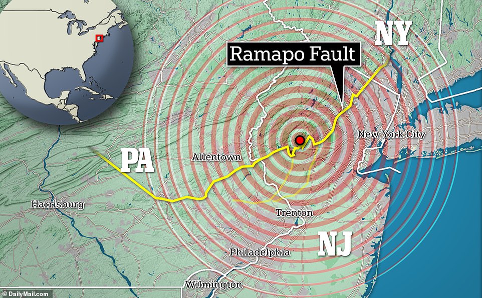 Revealed: The biggest earthquakes to rock the East Coast in history