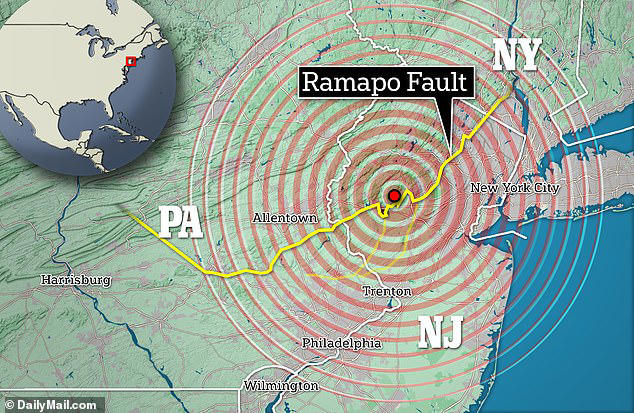 Earthquake that rocked NYC was caused by little-known 185-mile fault ...