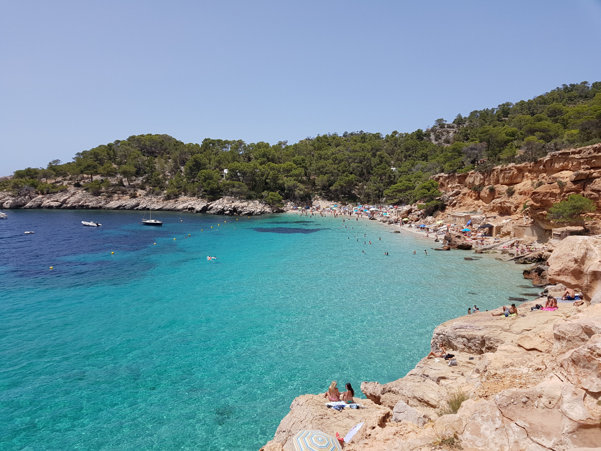 <p>Score: 4.046</p> <p>Locally known as Calo s'Alga or Racó of s'Alga, this little Ibiza beach is a calm haven on the notorious party island.</p>