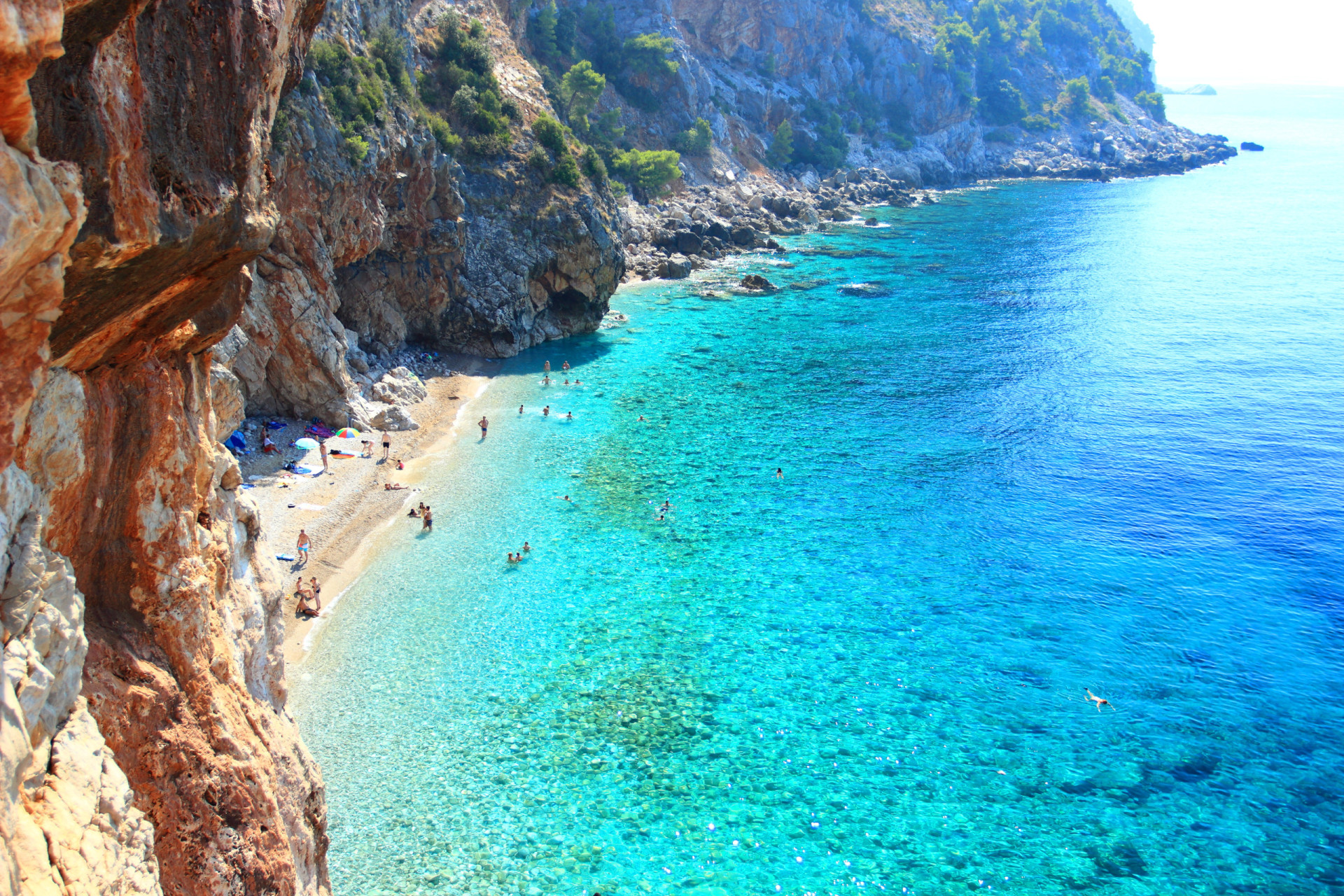 <p>Score: 4.219</p> <p>Nestled between a towering 200-foot (60-m) cliff and pristine waters of the Adriatic, Pasjača Beach is a hidden little gem that cracks the top three.</p>