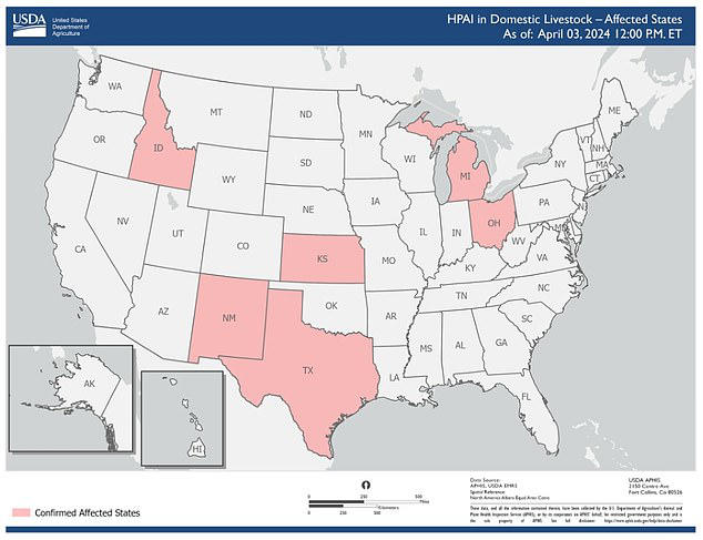 Is YOUR state at risk of bird flu spillover? Map reveals epicenters for ...