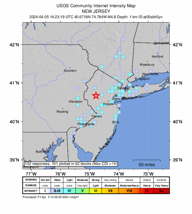 Earthquake strikes New York, New Jersey. What we know now