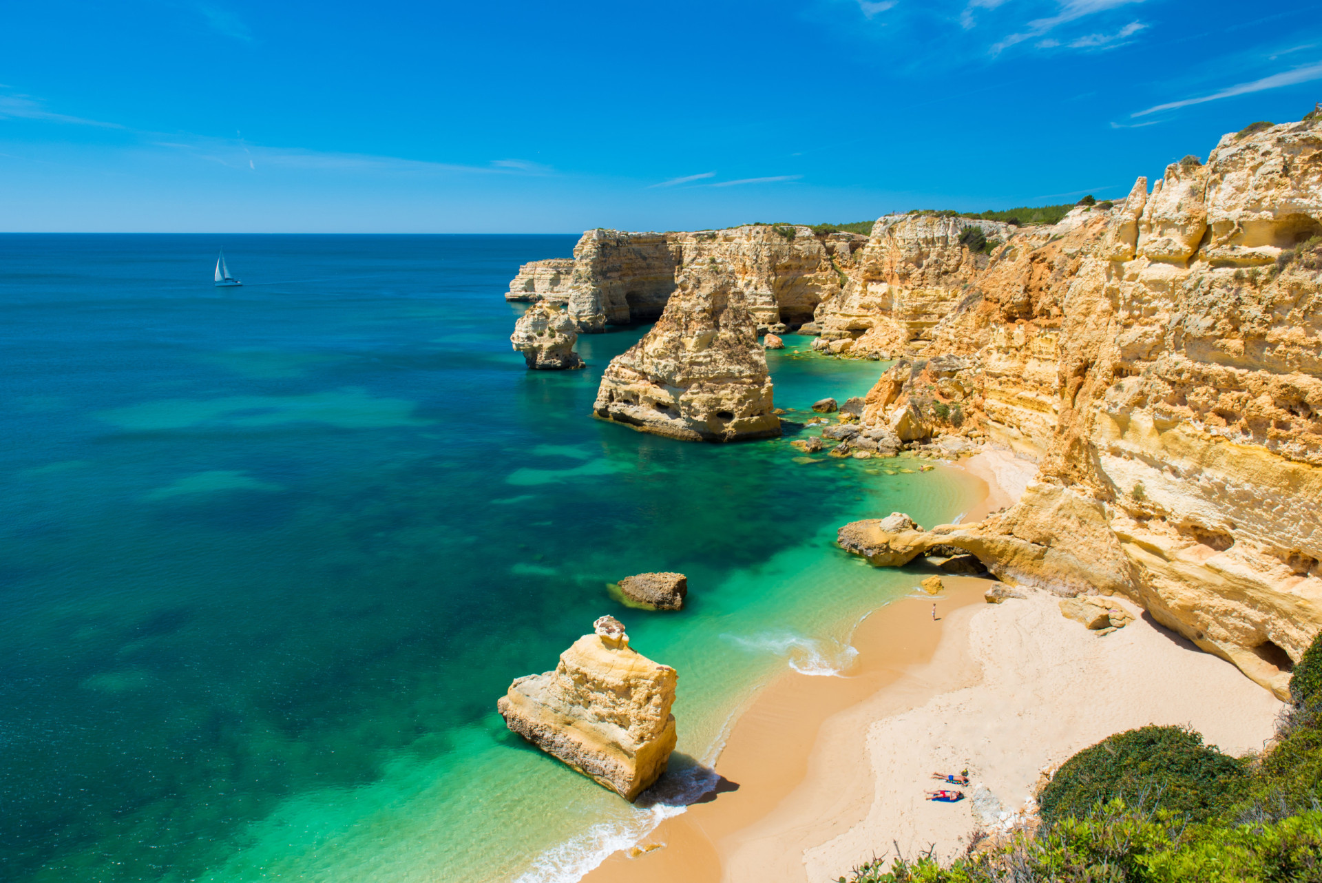 <p>Score: 4.086</p> <p>One of the most emblematic beaches of Portugal, Praia da Marinha is located on the Atlantic Coast in Caramujeira, Algarve.</p><p>You may also like:<a href="https://www.starsinsider.com/n/184478?utm_source=msn.com&utm_medium=display&utm_campaign=referral_description&utm_content=697708en-en_selected"> The most picturesque mountain towns in America</a></p>