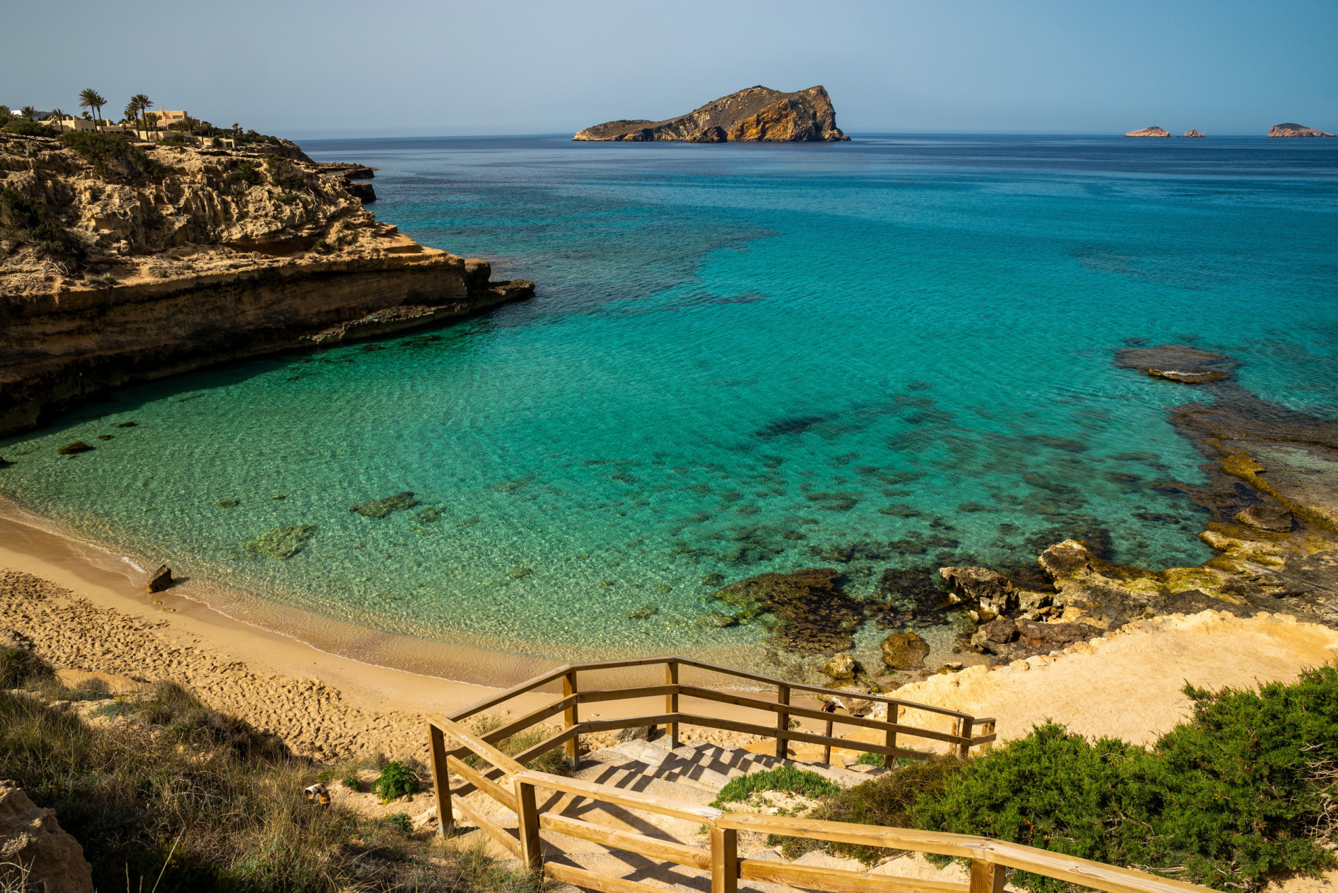 <p>Score: 4.142</p> <p>Located in southwestern Ibiza, Cala Comte is an enchanting beach with beautiful turquoise water.</p><p>You may also like:<a href="https://www.starsinsider.com/n/497776?utm_source=msn.com&utm_medium=display&utm_campaign=referral_description&utm_content=697708en-en_selected"> Aphasia: what is it and which celebs suffered from it?</a></p>