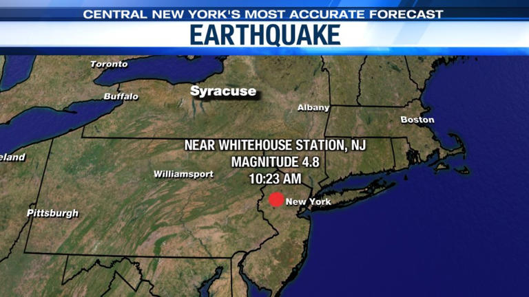 Earthquake in New Jersey felt throughout New York State