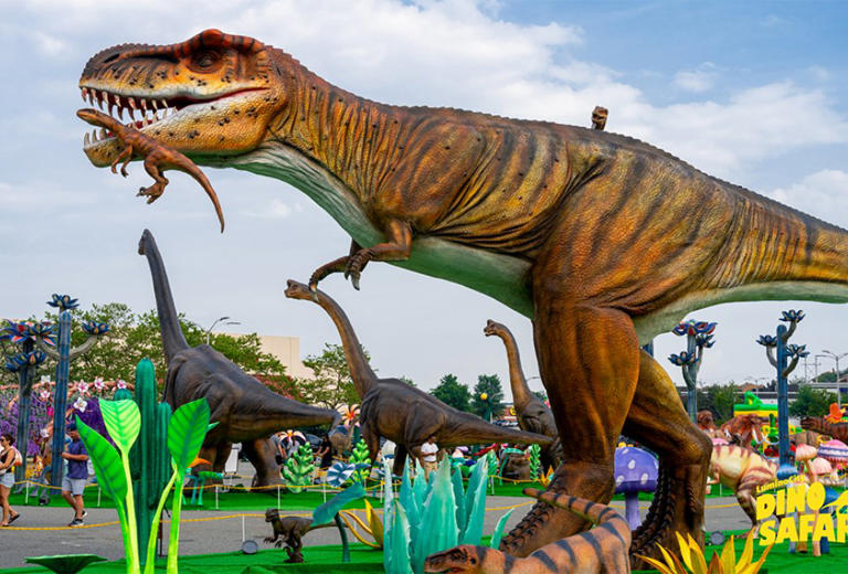 Visit LuminoCity's Dino Safari for Dinosaur -Sized Entertainment