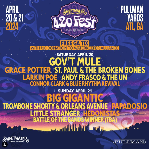 Sweetwater 420 Fest drops headliners, refunds tickets for free ‘more intimate’ event