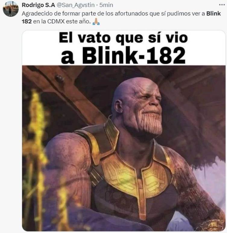 Los Memes De La Cancelación De Blink 182 En México 