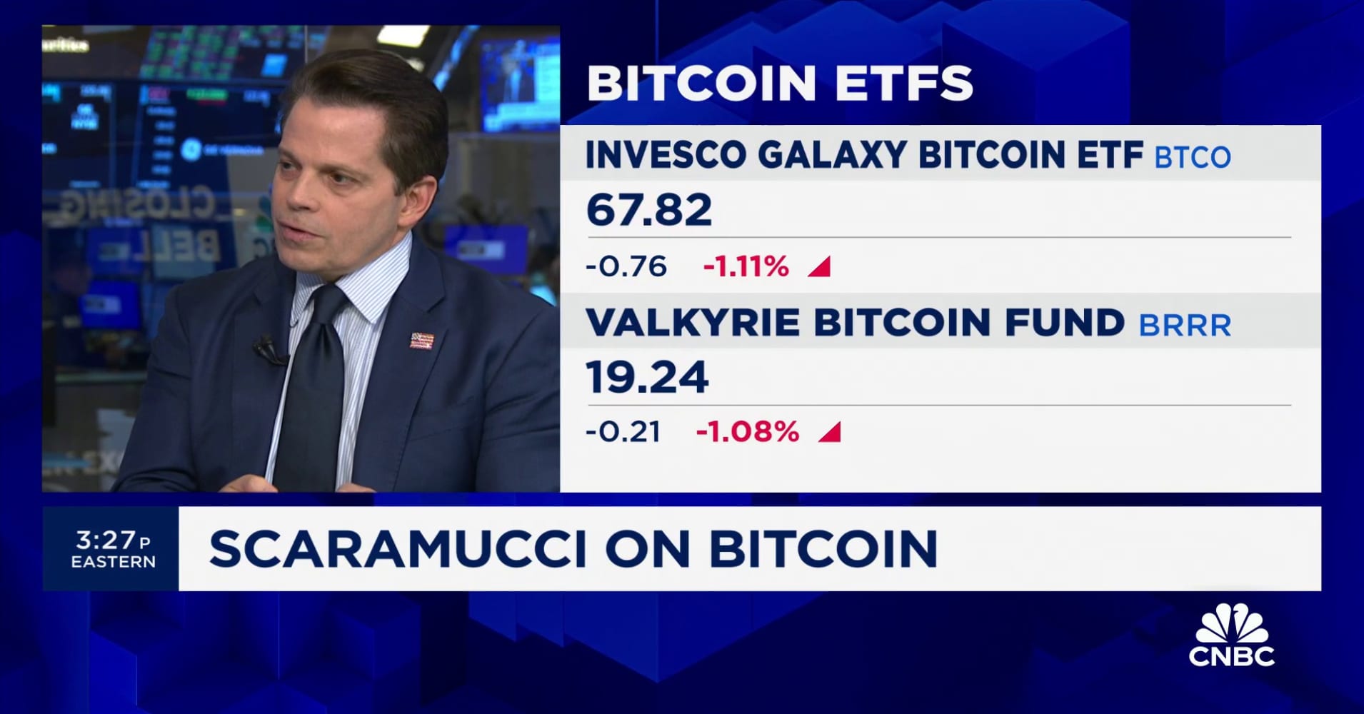 SkyBridge's Anthony Scaramucci: Bitcoin Still Has Room To Run