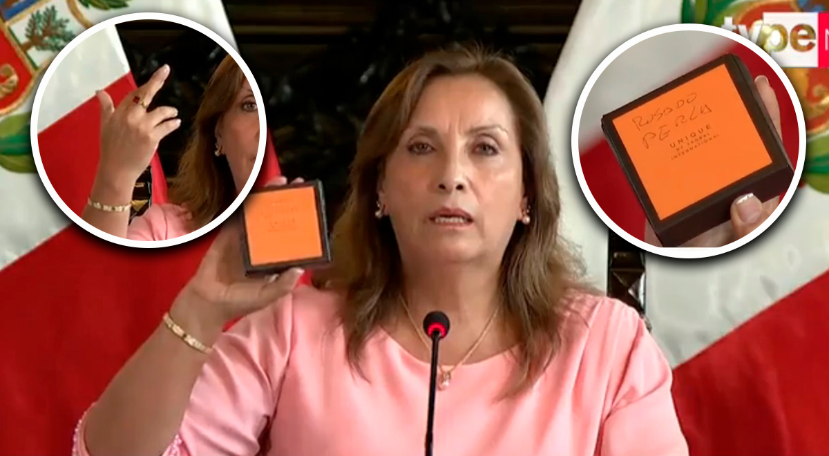 Dina Boluarte Dice Que Su Collar Y Sus Aretes Son De Marca Unique ...