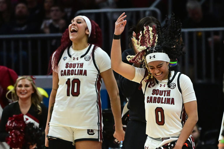 What channel is South Carolina women's basketball vs. Iowa on today