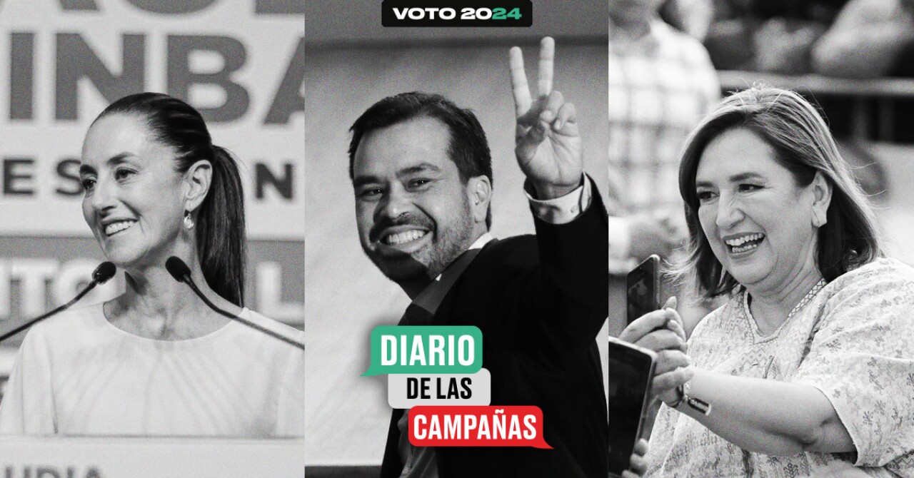 elecciones 2024 en méxico: diario de campañas, resumen del 3 de mayo