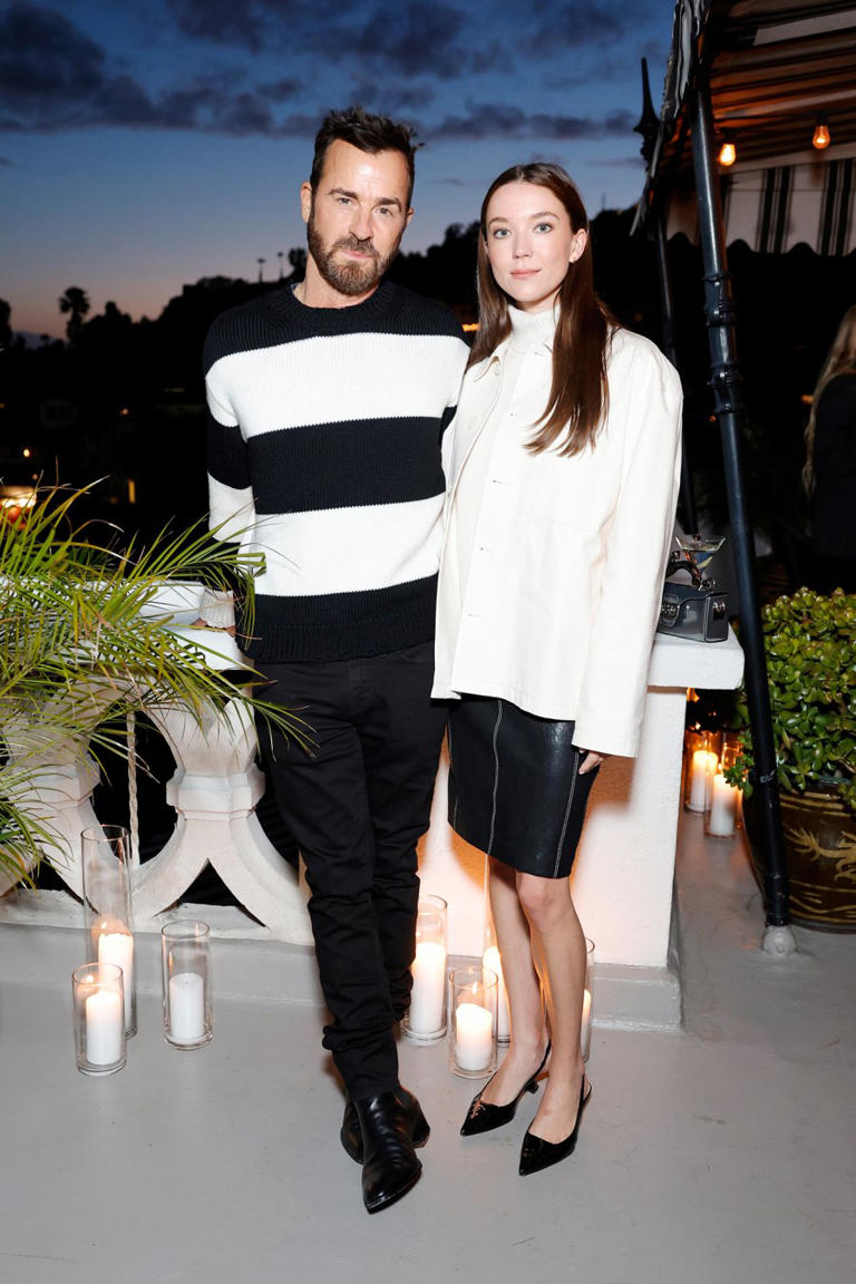 Justin Theroux and Nicole Brydon Bloom.