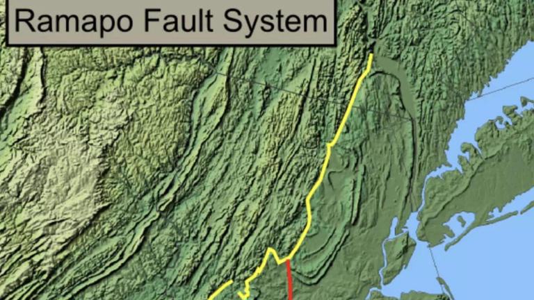 Ramapo Fault Significance, Map: New Jersey And NYC Earthquakes Shed ...