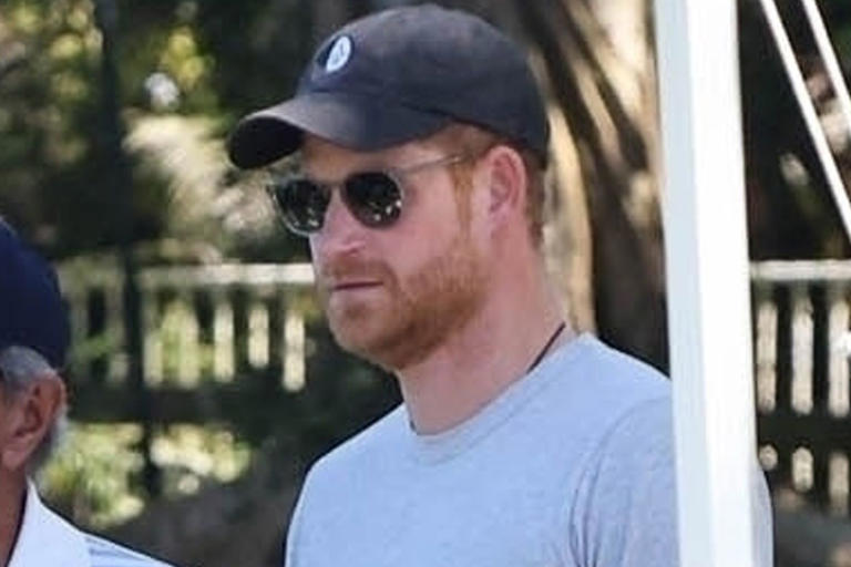 BACKGRID Prince Harry at the Royal Salute Polo Challenge on April 13