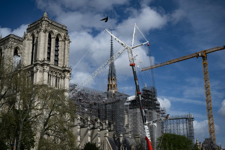 five years after fire, notre-dame rises from ashes