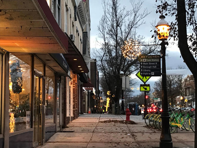 All dressed up for the holidays, downtown Metuchen has more than doubled in size to 1.4 million square feet with several recent retail and residential developments. More are under construction and planned.