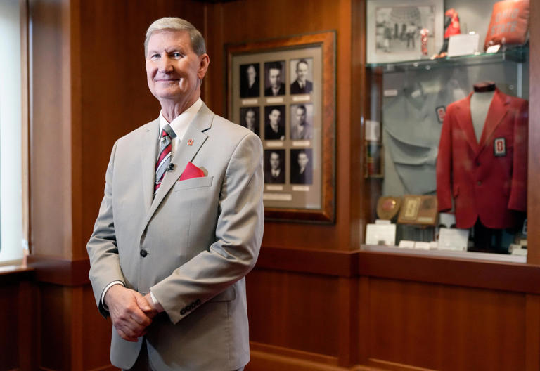Ted Carter held his first State of the University as Ohio State's president on Thursday.