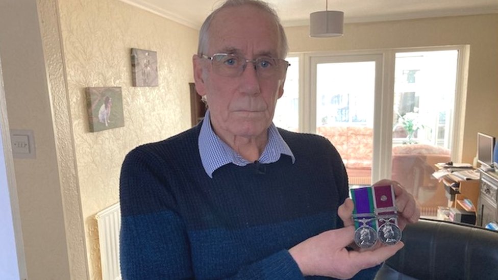 dad of girl missing since 1981 to hand back medals