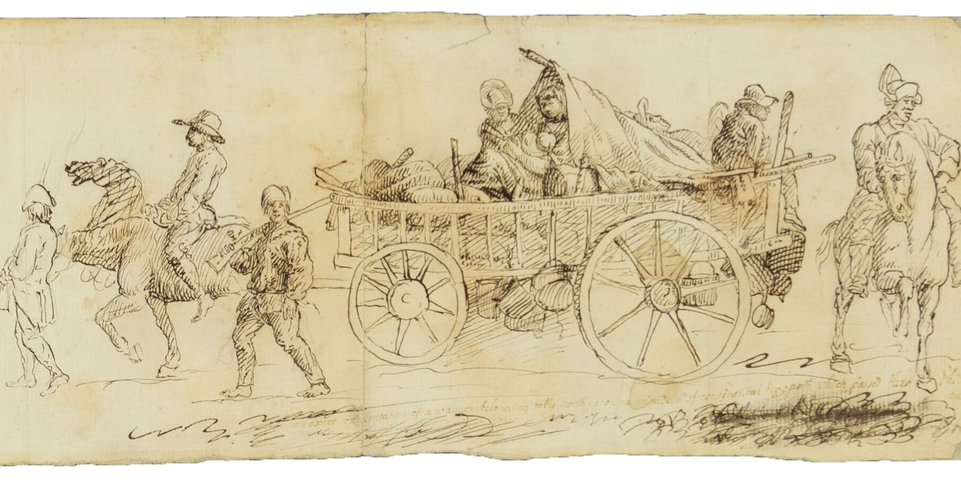 sketch in n.y. apartment turns out to be rare revolutionary war drawing