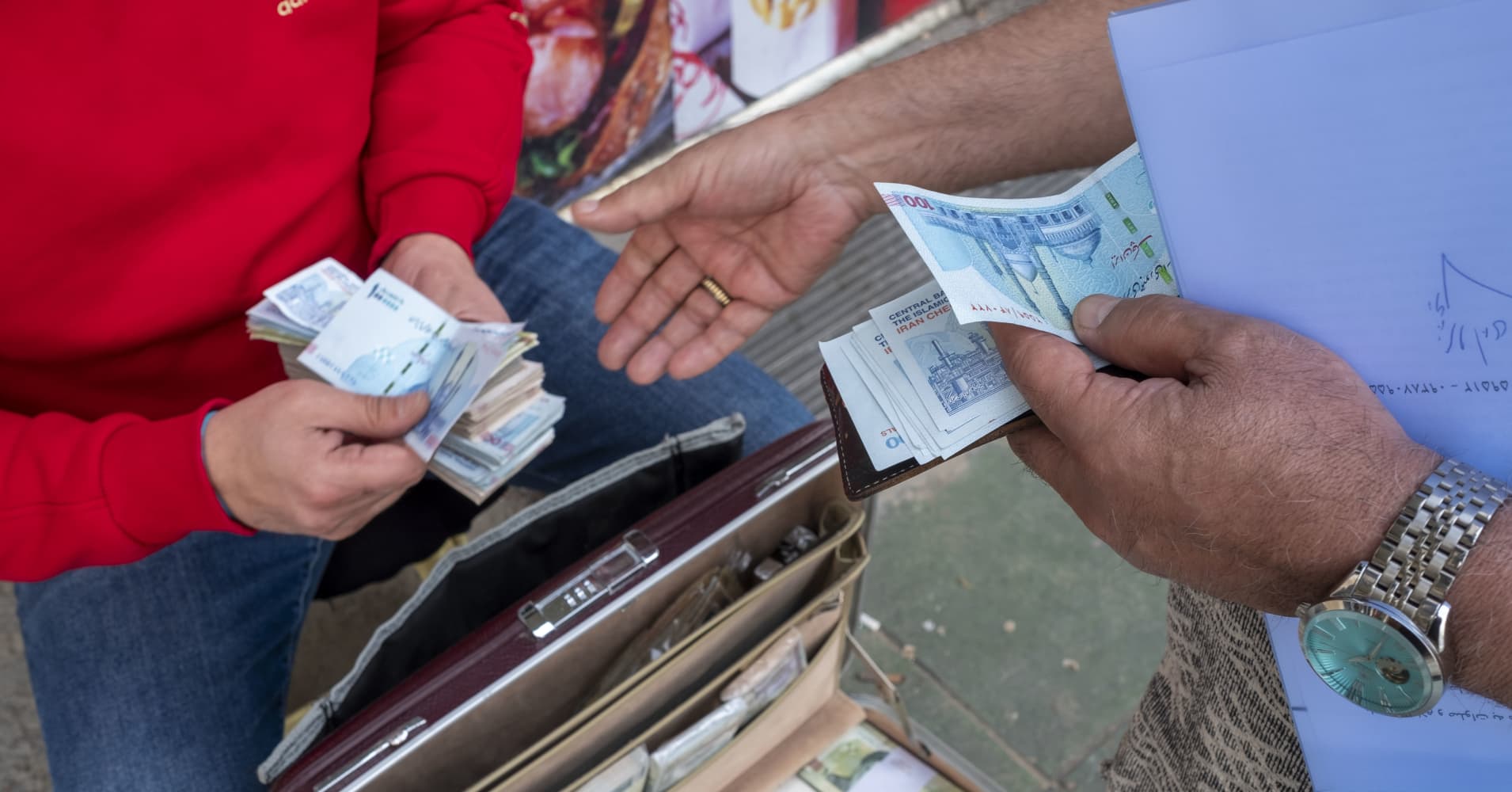 iranian currency plunges to record low against dollar after strikes on israel