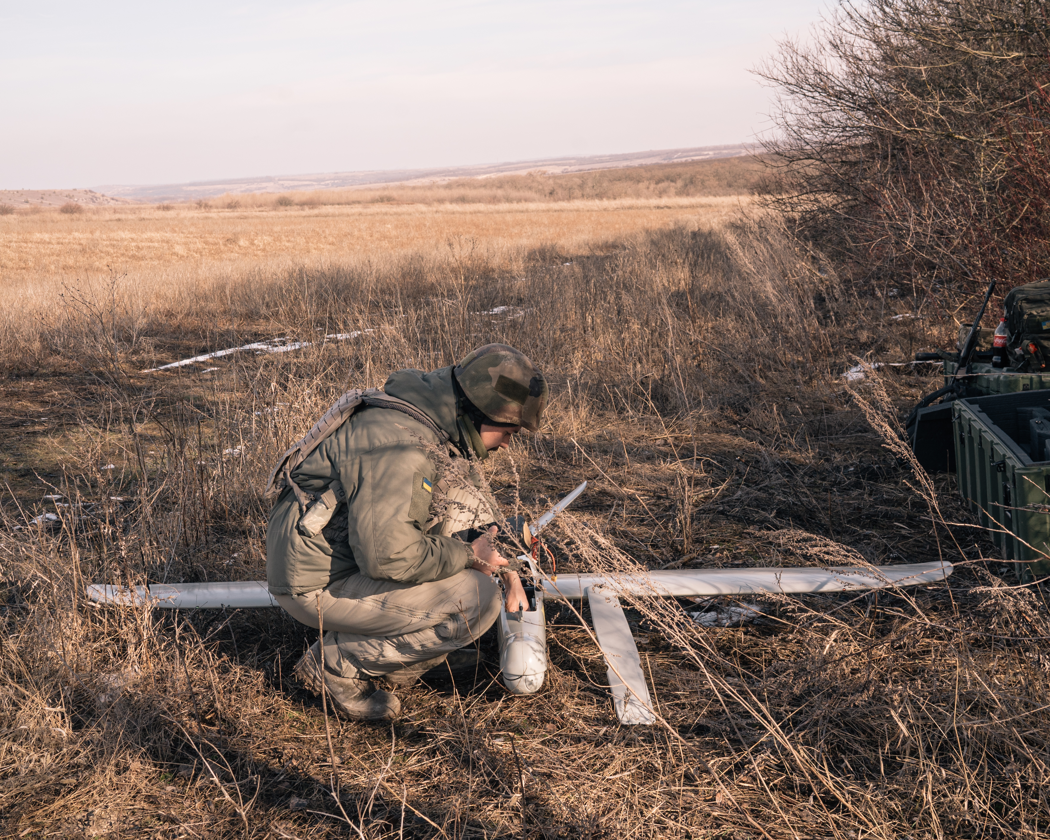 drones are crowding ukraine’s skies, largely paralyzing battlefield