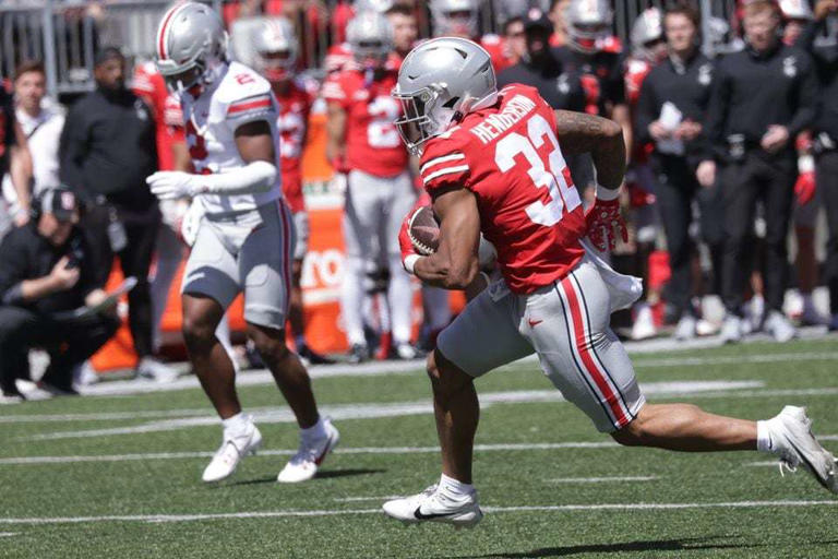 A statement was made in Ohio State’s spring game and it wasn’t by a