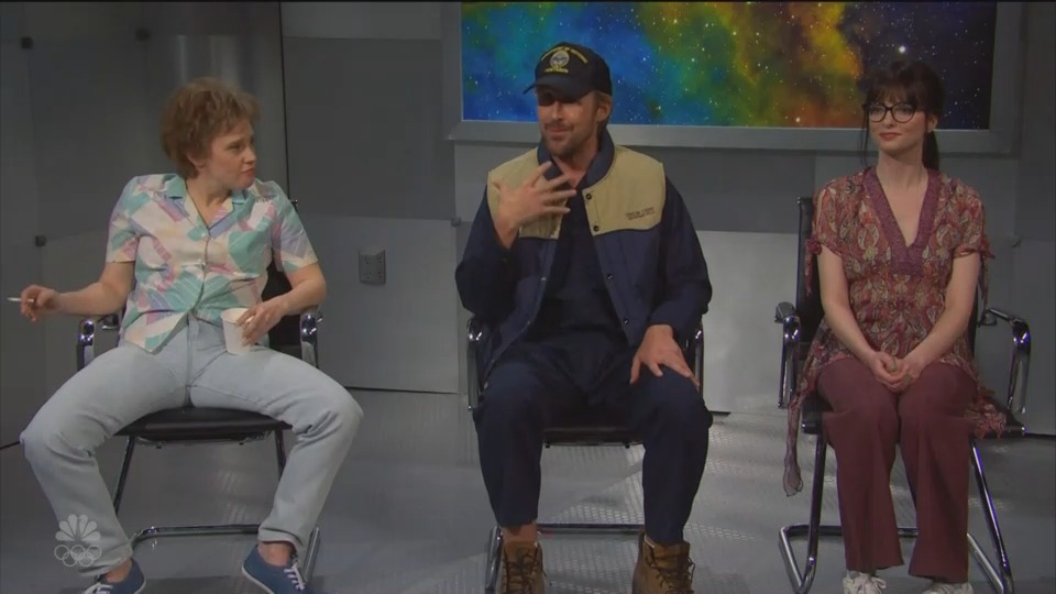 ryan gosling and kate mckinnon's ‘close encounter' sketch sends ‘snl' cold open into hysterics