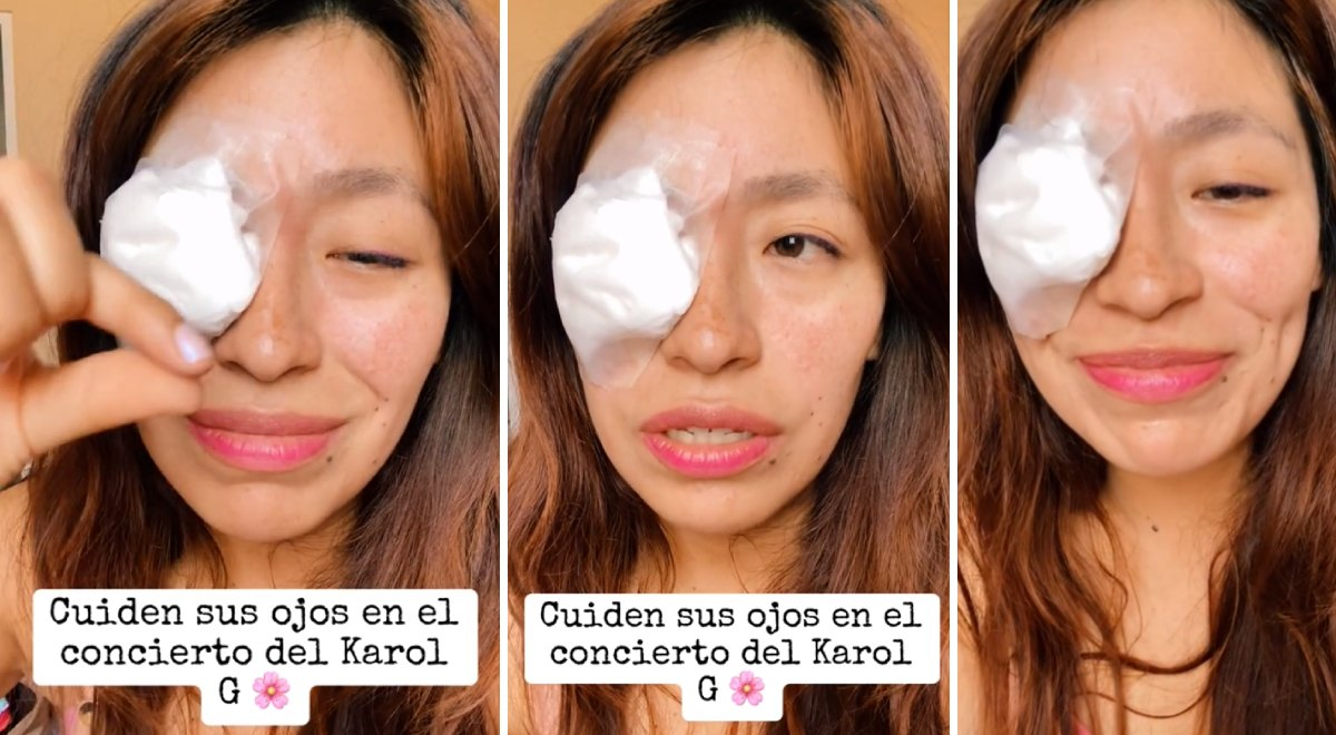 peruana al borde de las lágrimas cuenta que casi pierde el ojo en concierto en karol g y nadie la ayudó