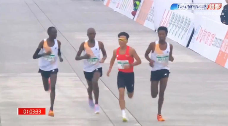 African runners appear to let Chinese star win Beijing race in bizarre ...