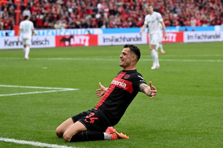 Bayer Leverkusen win men's German football Bundesliga for first time