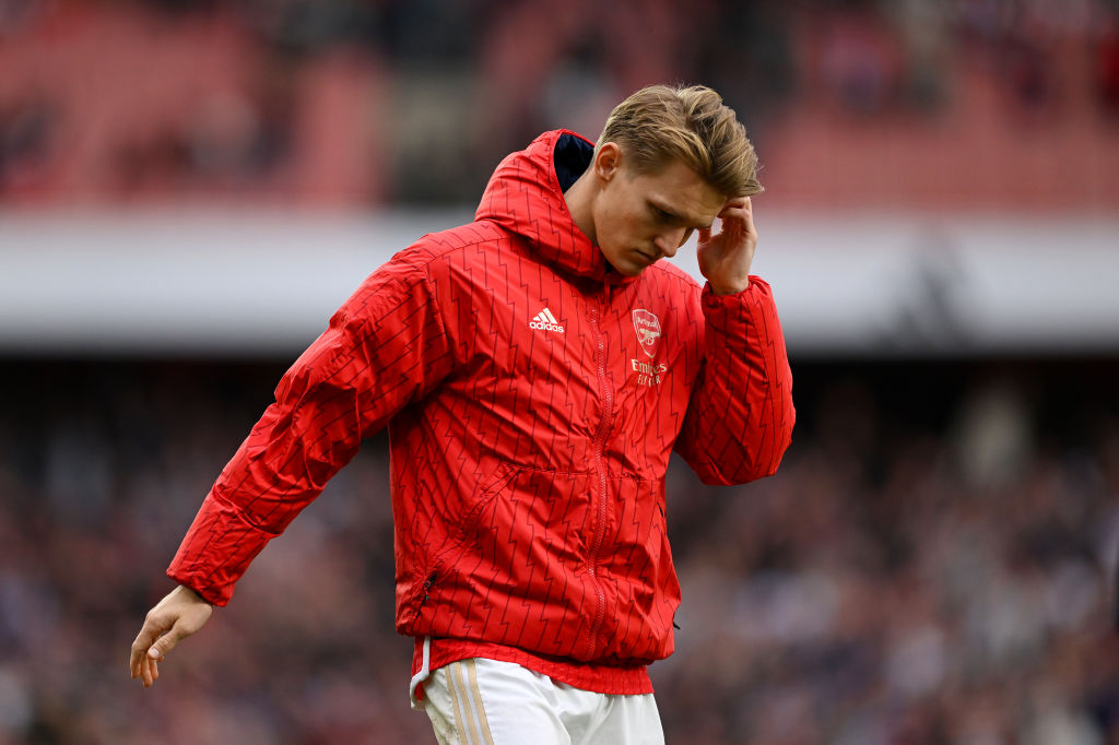 Mikel Arteta Explains Martin Odegaard Substitution In Arsenal Loss To ...