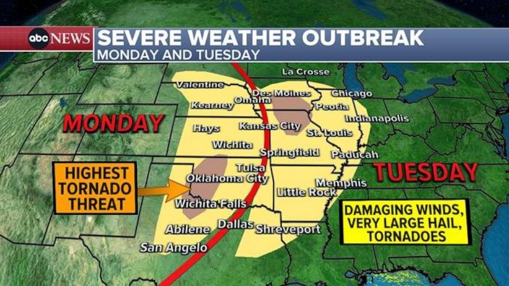 70 million americans under severe weather threat from northeast to midwest