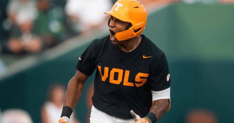 Christian Moore ties the Tennessee program record for career home runs