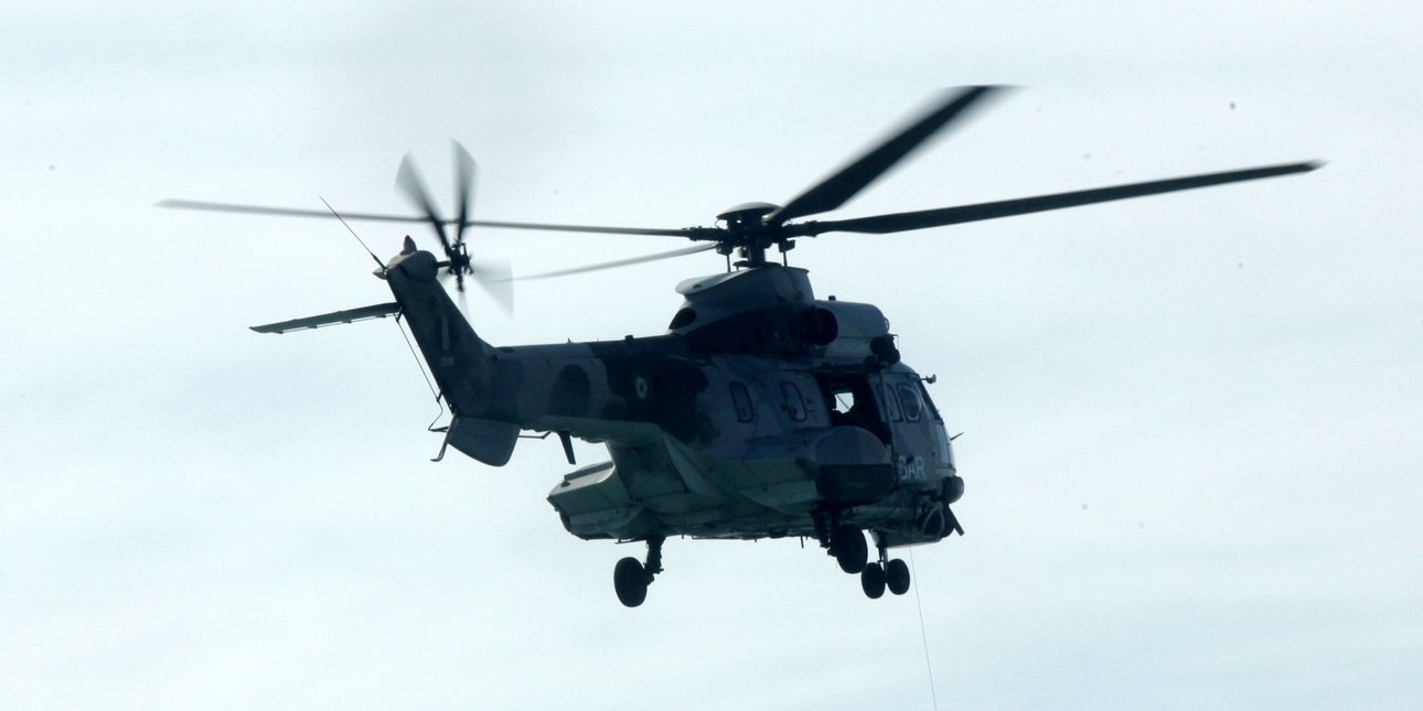 θρίλερ στην εύβοια: σε χαράδρα βρίσκεται εγκλωβισμένη γυναίκα -σηκώθηκε ελικόπτερο super puma